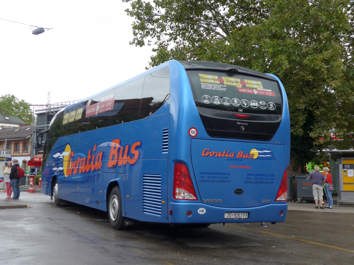 (163'442) - Aus Kroatien: Croatia Bus, Zagreb - ZG 9261-FF - Volvo/Atomic am 15. August 2015 in Z�rich, Sihlquai