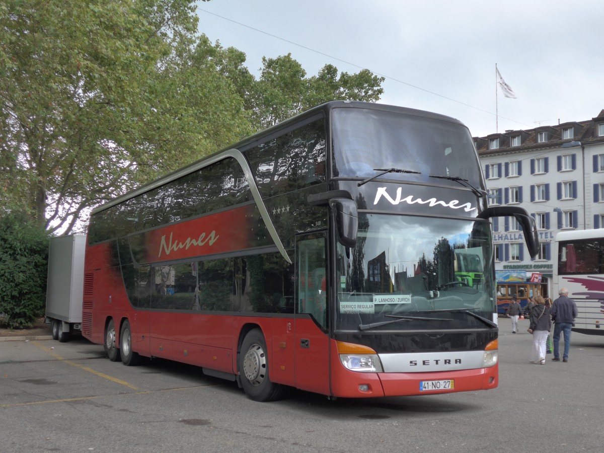 (163'614) - Aus Portugal: Nunes, P�voa de Lanhoso - Nr. 78/41-NO-27 - Setra am 16. August 2015 in Z�rich, Sihlquai