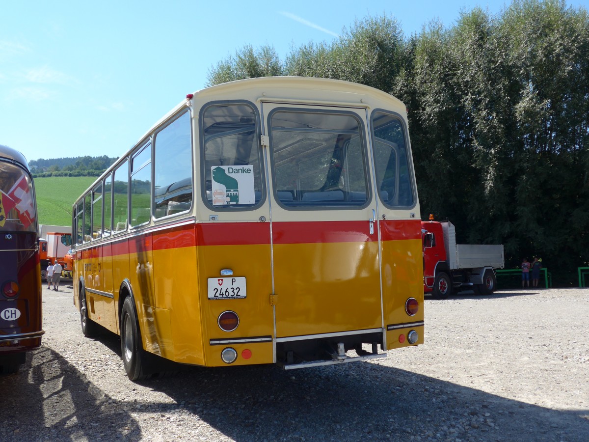 (164'109) - Zimmermann, Niederwangen -  P 24'632  - Saurer/T�scher (ex P 24'632) am 29. August 2015 in Oberkirch, CAMPUS Sursee
