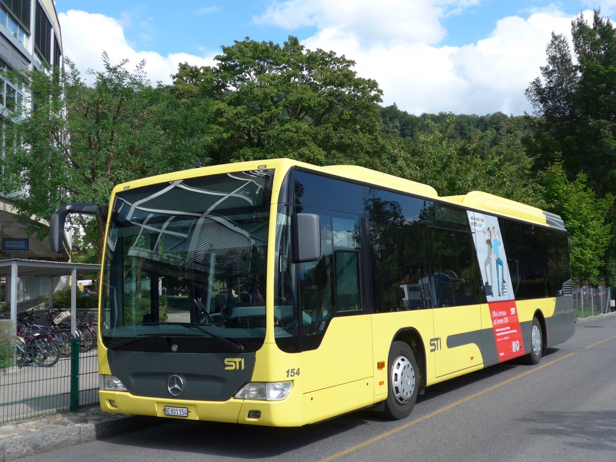 (164'534) - STI Thun - Nr. 154/BE 801'154 - Mercedes am 6. September 2015 bei der Schiffl�ndte Thun