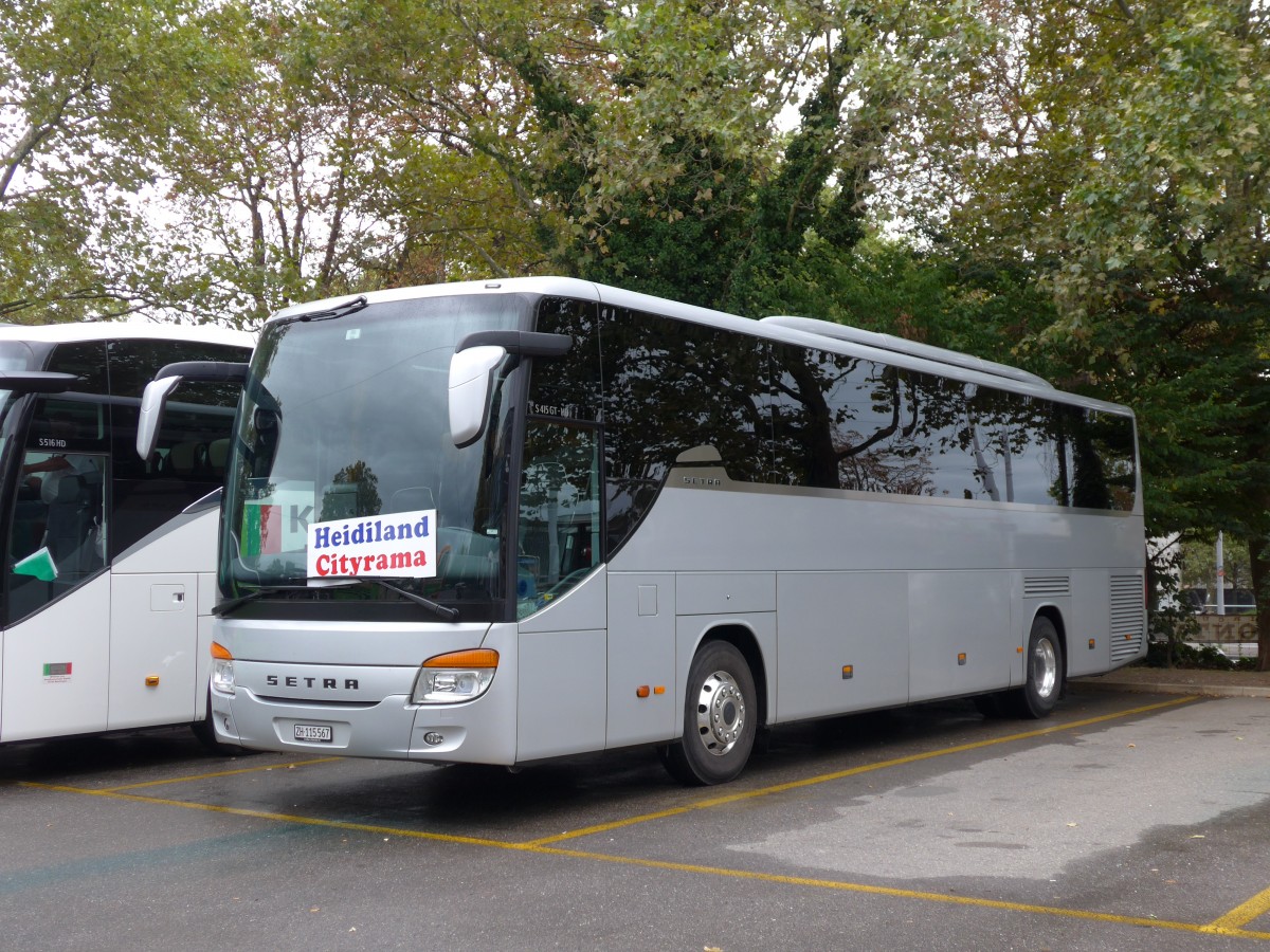 (164'938) - Meier, Z�rich - ZH 115'567 - Setra am 17. September 2015 in Z�rich, Silhquai