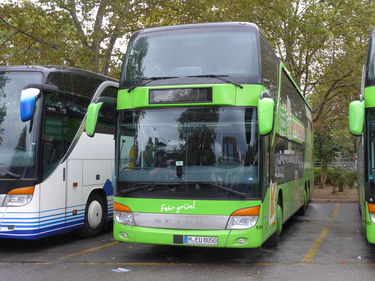 (164'944) - Aus Deutschland: Albus, M�nchen - Nr. M8050/M-EU 8050 - Setra am 17. September 2015 in Z�rich, Sihlquai