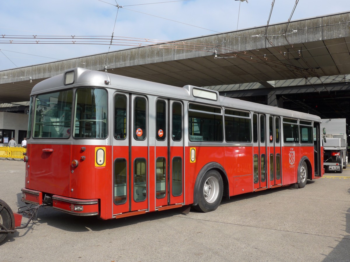 (165'863) - VW Winterthur - Nr. 210 - Saurer/T�scher am 26. September 2015 in Winterthur, Depot Gr�zefeld