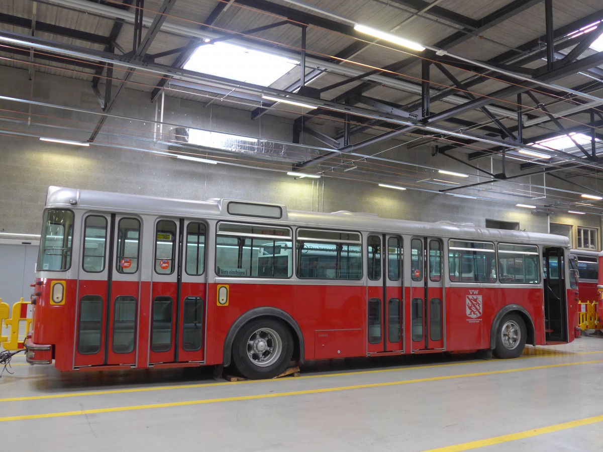 (165'885) - VW Winterthur - Nr. 210 - Saurer/T�scher am 26. September 2015 in Winterthur, Depot Gr�zefeld