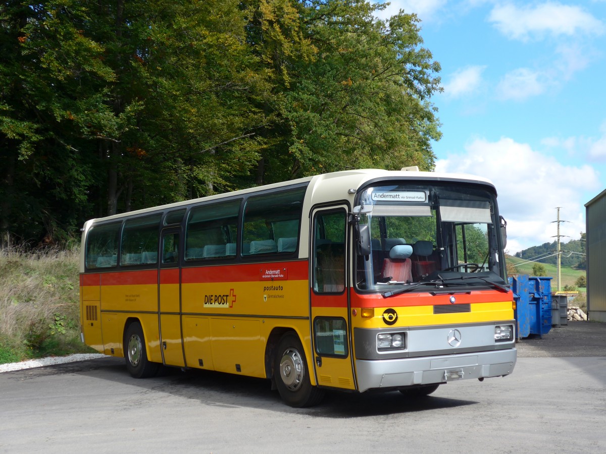 (165'976) - Buzzi, Bern - Mercedes (ex Mattli, Wassen) am 4. Oktober 2015 in Burgdorf, �kihof Ziegelgut