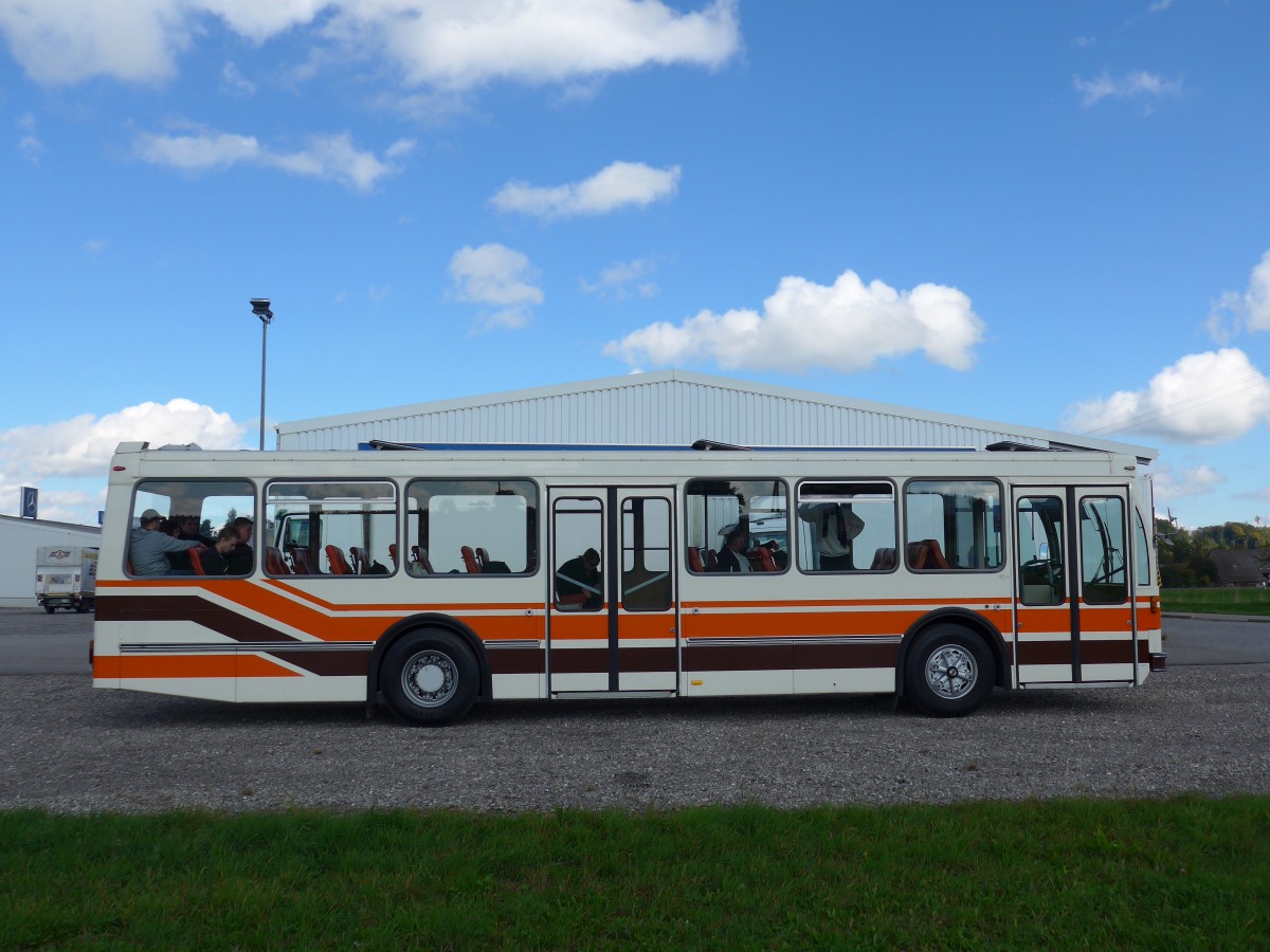 (165'991) - Wegm�ller, M�nsingen - BE 399'675 - FBW/R&J (ex Bamert, Wollerau) am 4. Oktober 2015 in Lyssach, Lorenz