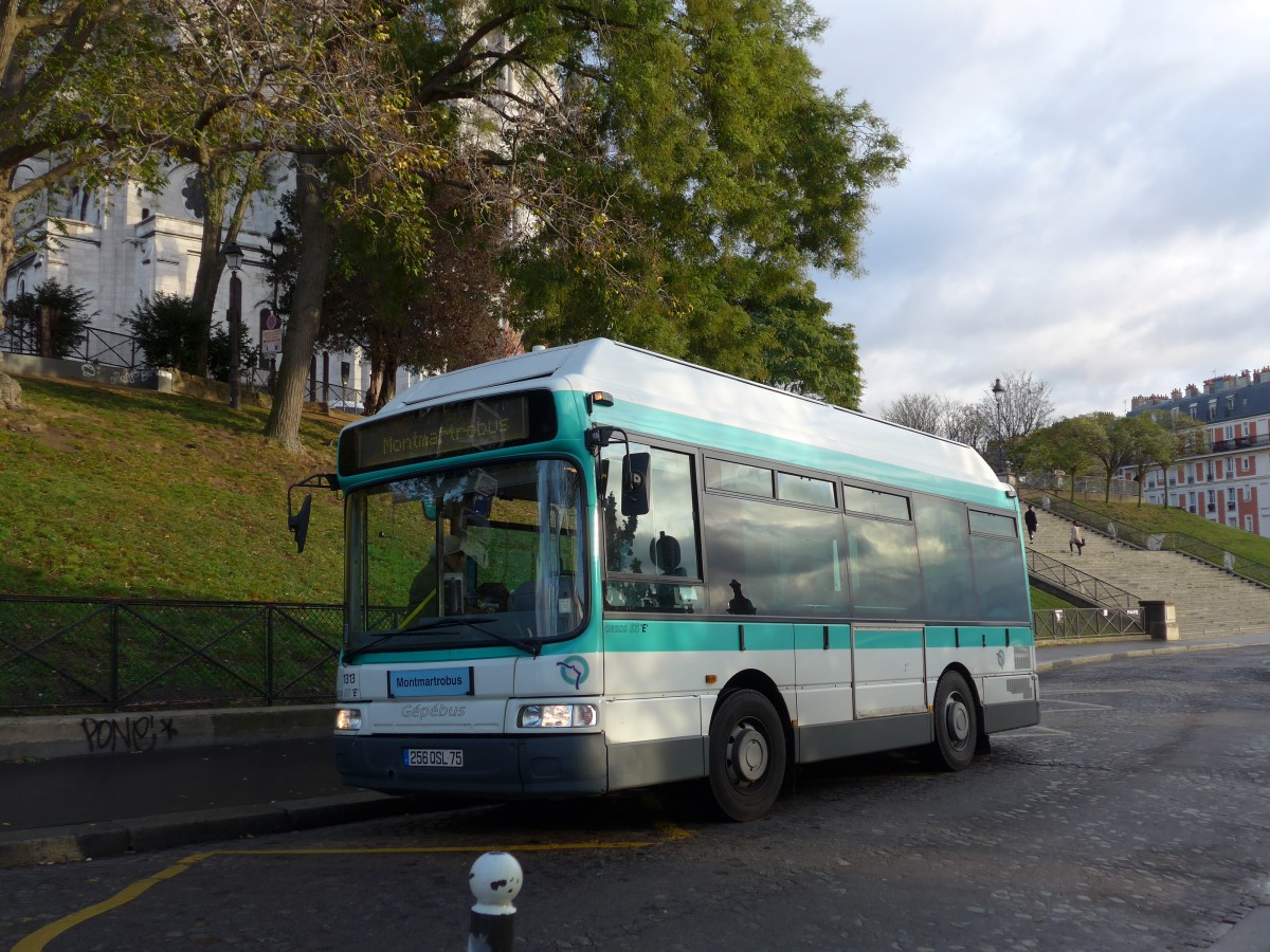(167'071) - RATP Paris - Nr. 1313/256 QSL 75 - G�p�bus am 17. November 2015 in Paris, Funiculaire