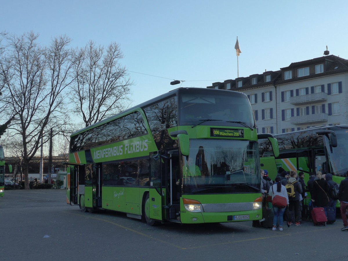 (168'036) - Aus Deutschland: Albus, M�nchen - Nr. 8052/M-EU 8052 - Setra am 26. Dezember 2015 in Z�rich, Sihlquai