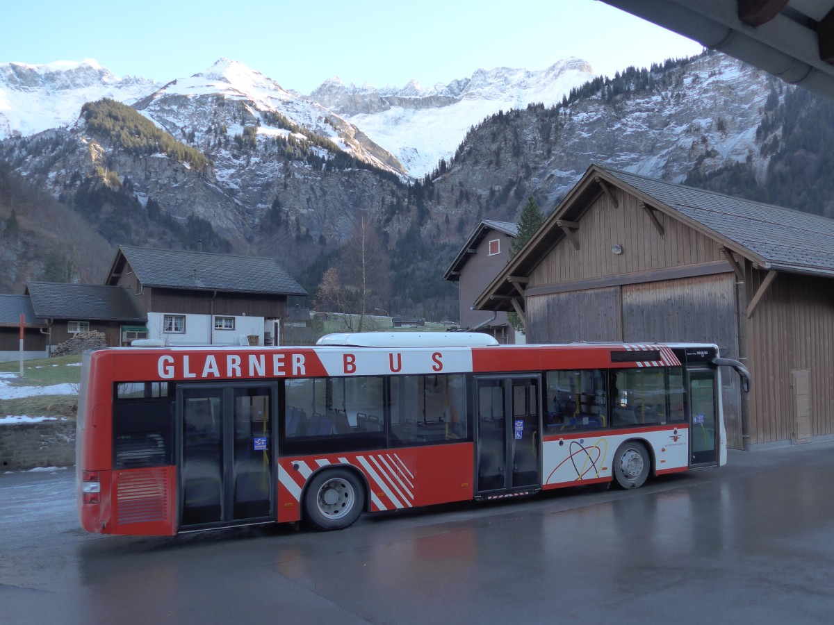 (168'214) - AS Engi - Nr. 2/GL 7702 - MAN (ex WilMobil, Wil Nr. 255; ex Vorf�hrfahrzeug) am 1. Januar 2016 in Elm, Station