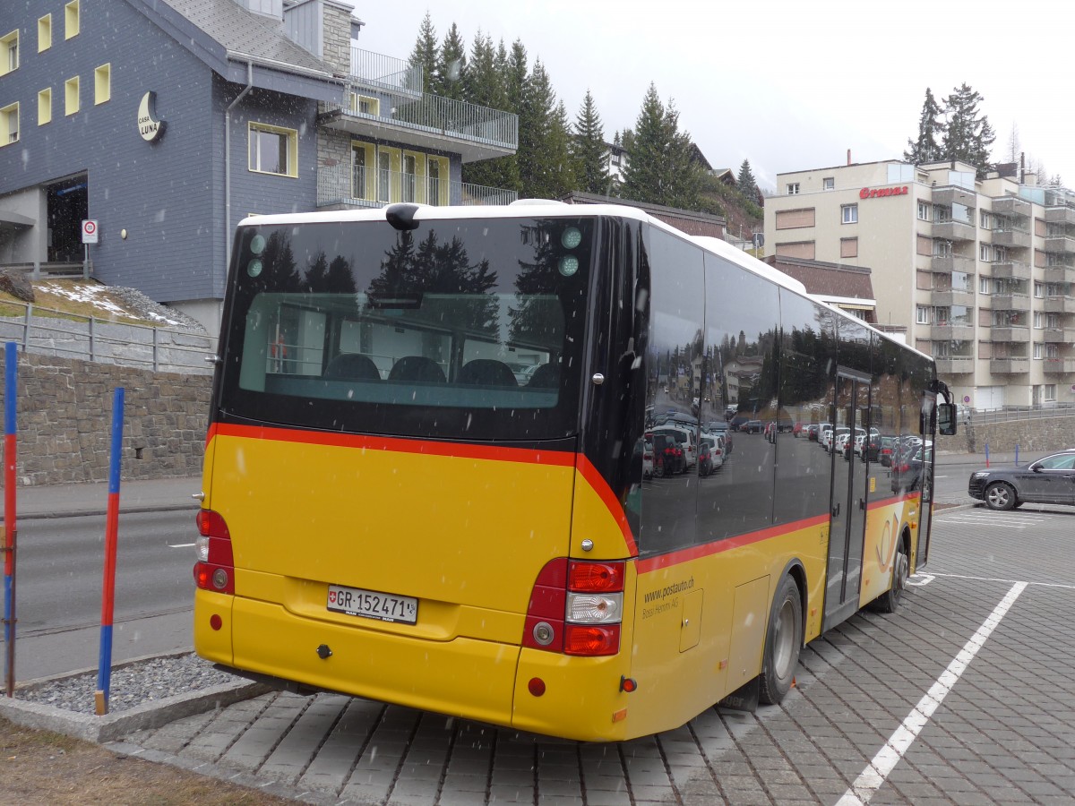 (168'285) - Bossi&Hemmi, Tiefencastel - GR 152'471 - MAN/G�ppel am 2. Januar 2016 in Lenzerheide, Voa Principale