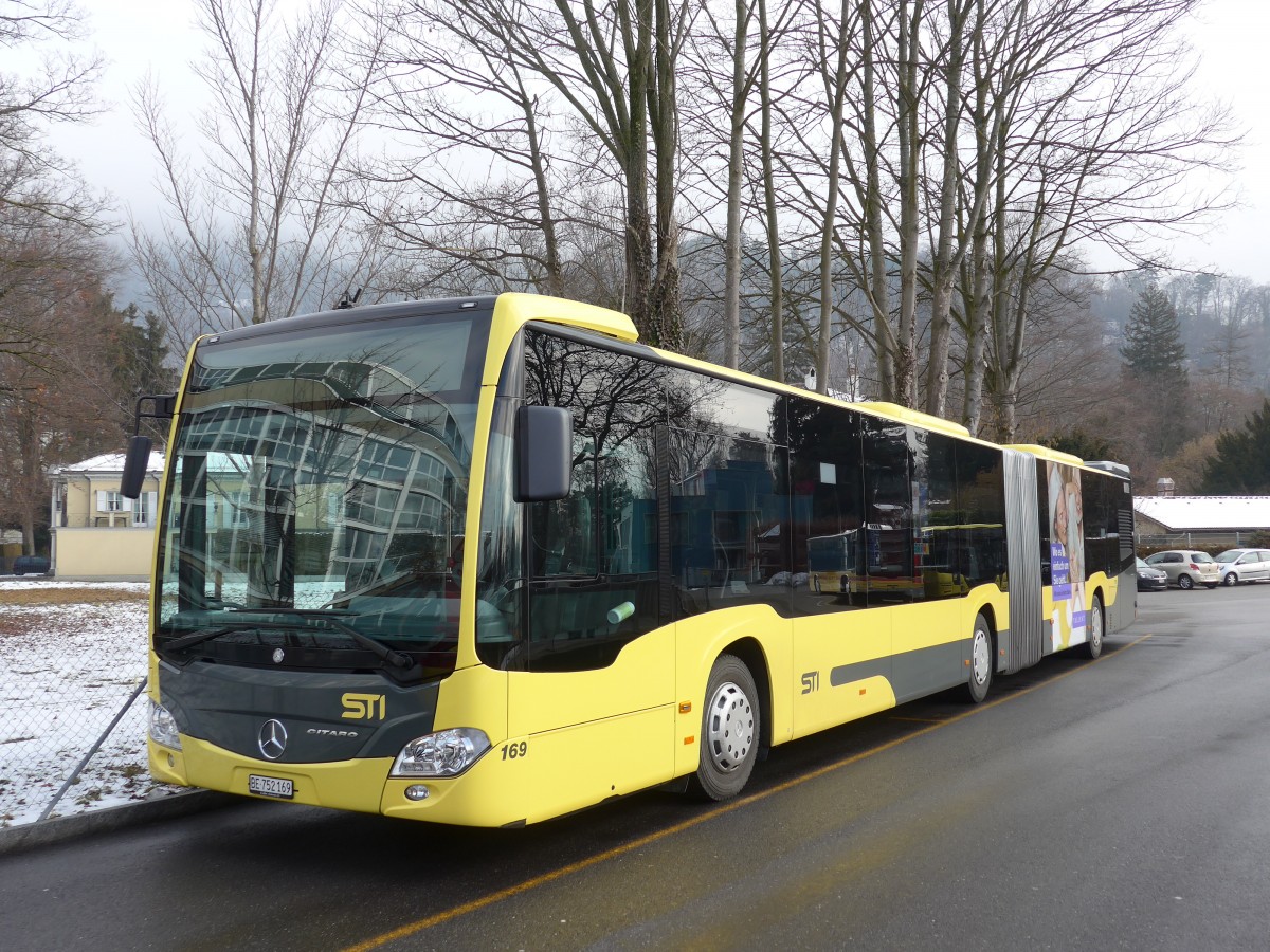 (168'489) - STI Thun - Nr. 169/BE 752'169 - Mercedes am 21. Januar 2016 bei der Schiffl�ndte Thun