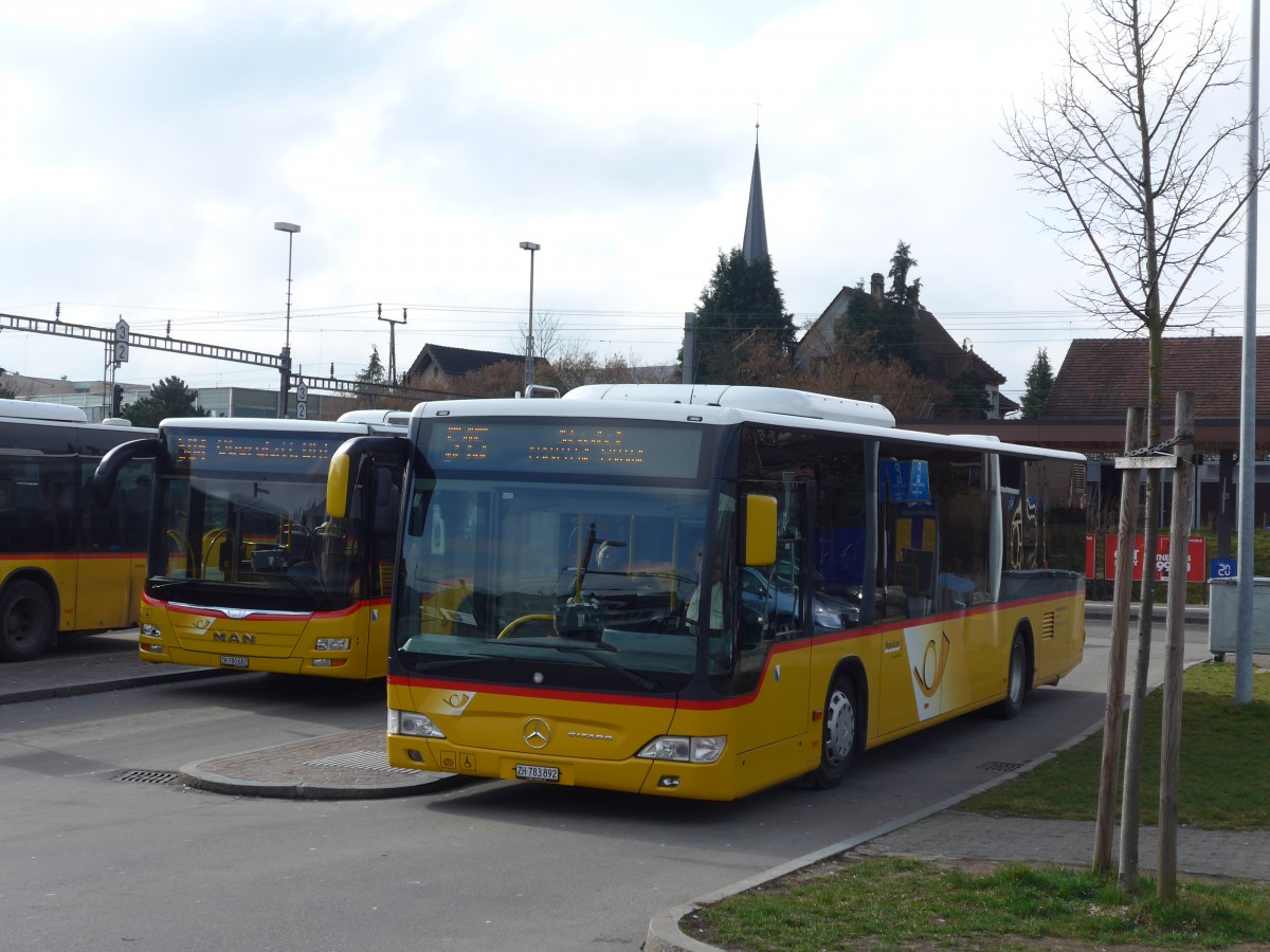 (168'868) - ASN Stadel - Nr. 292/ZH 783'892 - Mercedes am 24. Februar 2016 beim Bahnhof B�lach