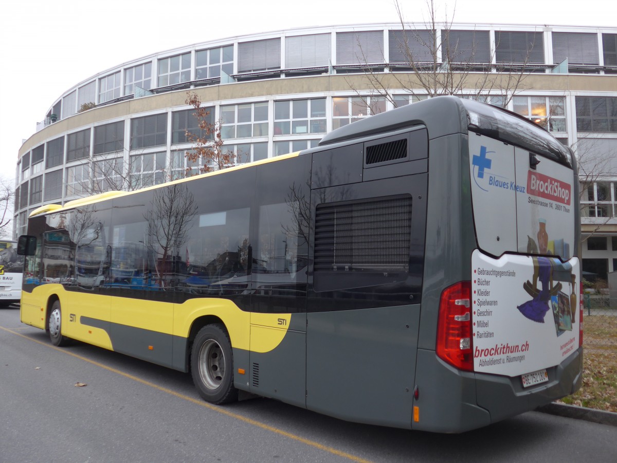 (169'013) - STI Thun - Nr. 180/BE 752'180 - Mercedes am 29. Februar 2016 bei der Schiffl�ndte Thun