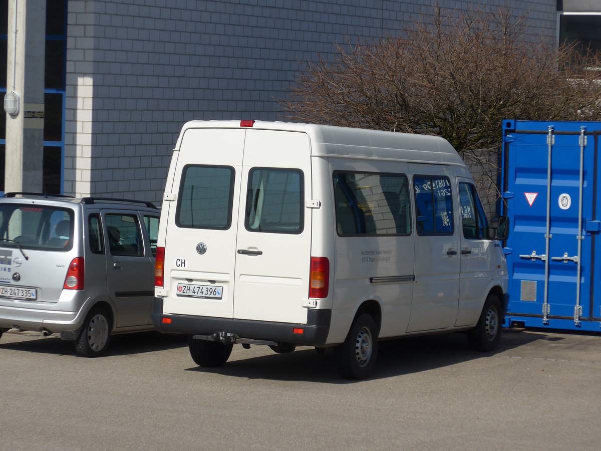 (169'319) - ASN Stadel - ZH 474'396 - VW am 19. M�rz 2016 in Stadel, Garage