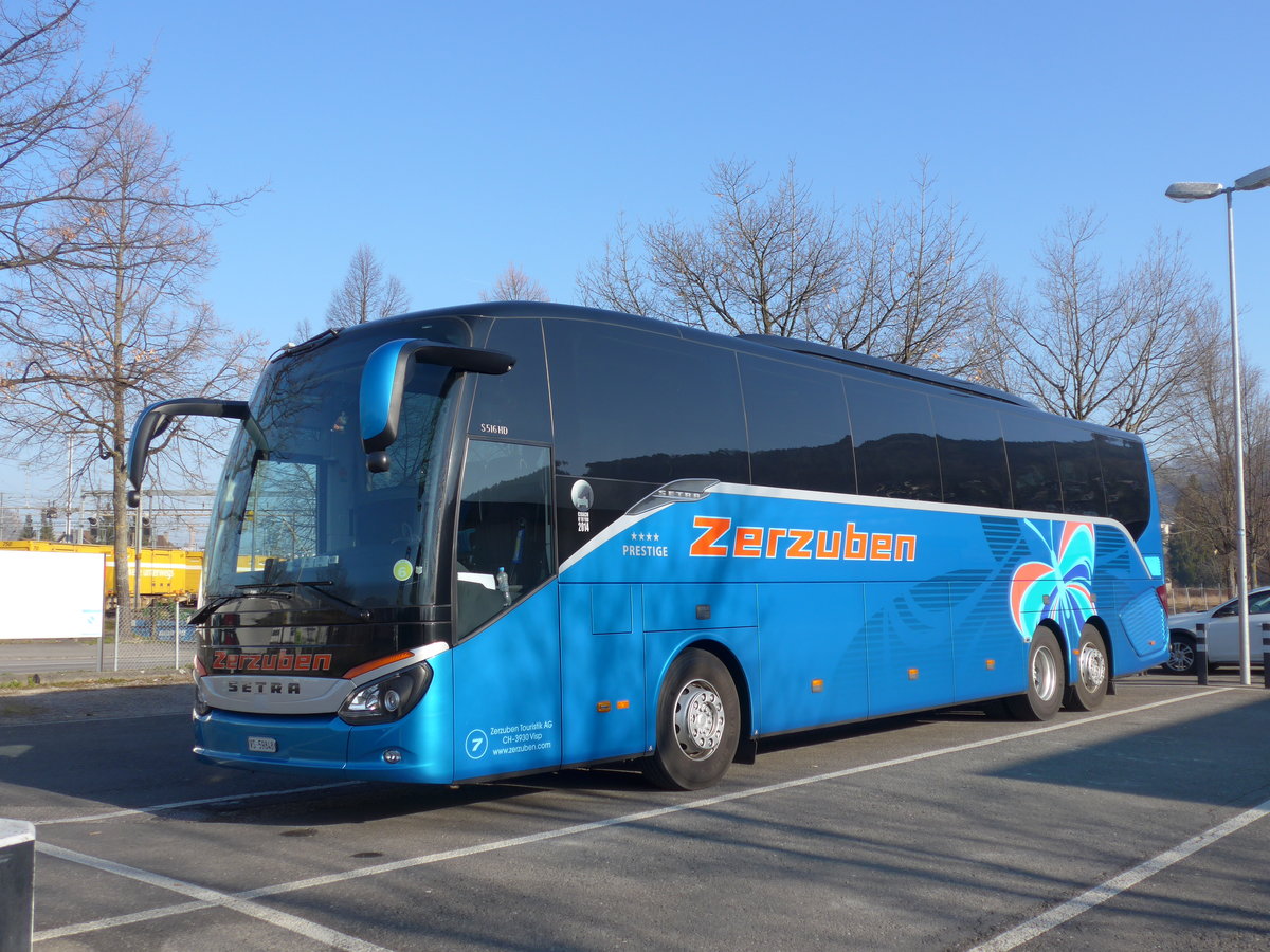 (169'343) - Zerzuben, Visp-Eyholz - Nr. 7/VS 59'848 - Setra am 20. M�rz 2016 in Thun, Seestrasse