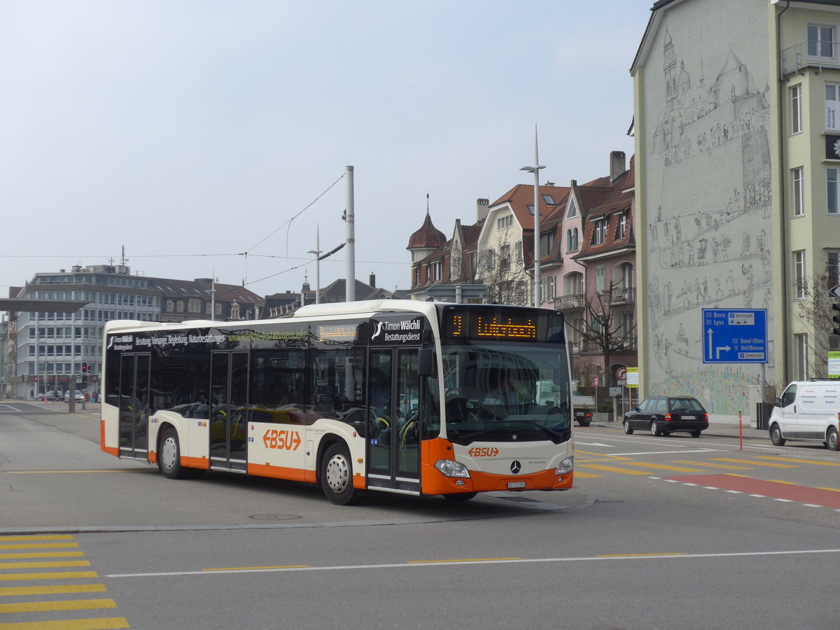 (169'374) - BSU Solothurn - Nr. 91/SO 172'091 - Mercedes am 21. M�rz 2016 beim Hauptbahnhof Solothurn