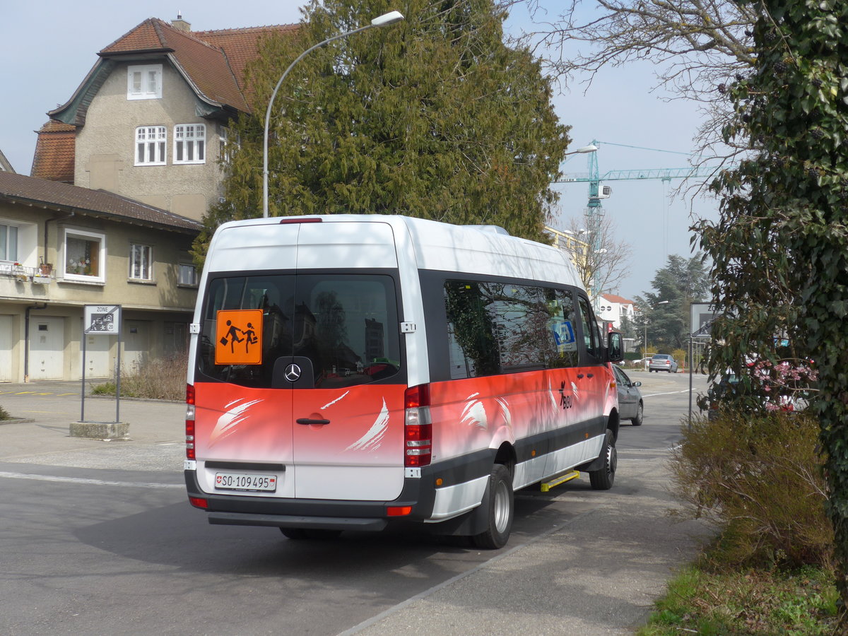 (169'382) - BGU Grenchen - Nr. 15/SO 109'495 - Mercedes am 21. M�rz 2016 beim Bahnhof Grenchen S�d