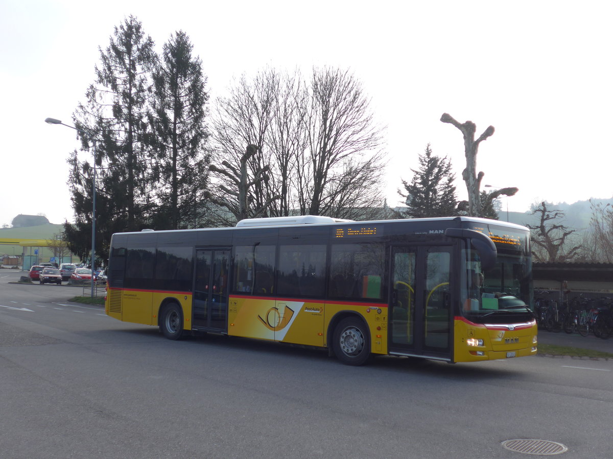 (169'411) - Steiner, Messen - SO 20'141 - MAN am 21. M�rz 2016 beim Bahnhof Lohn-L�terkofen