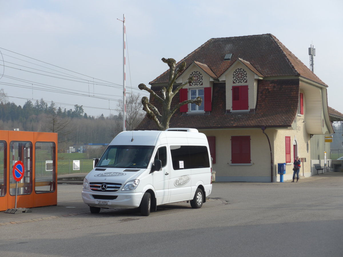 (169'413) - Daybus, Flumenthal - SO 48'389 - Mercedes am 21. M�rz 2016 beim Bahnhof Lohn-L�terkofen (Einsatz RBS)