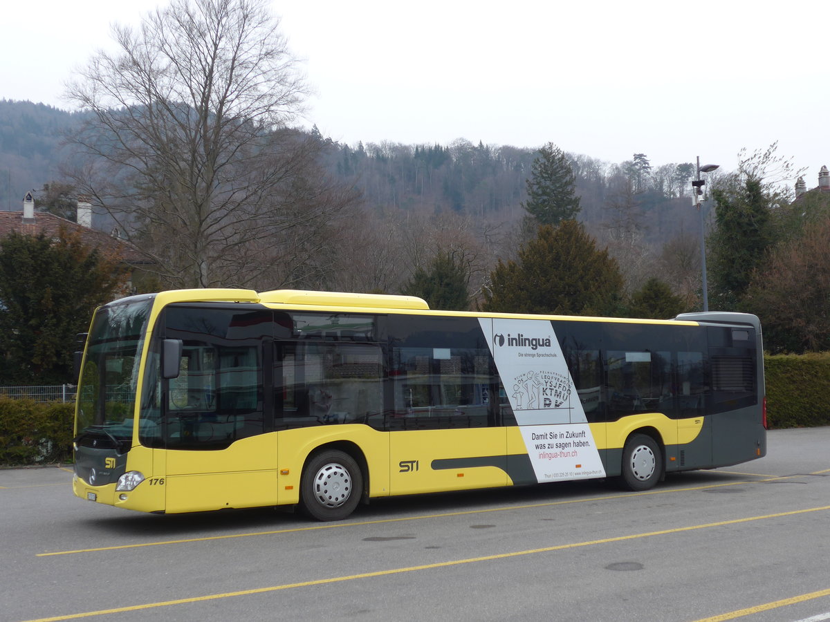 (169'429) - STI Thun - Nr. 176/BE 752'176 - Mercedes am 25. M�rz 2016 bei der Schiffl�ndte Thun