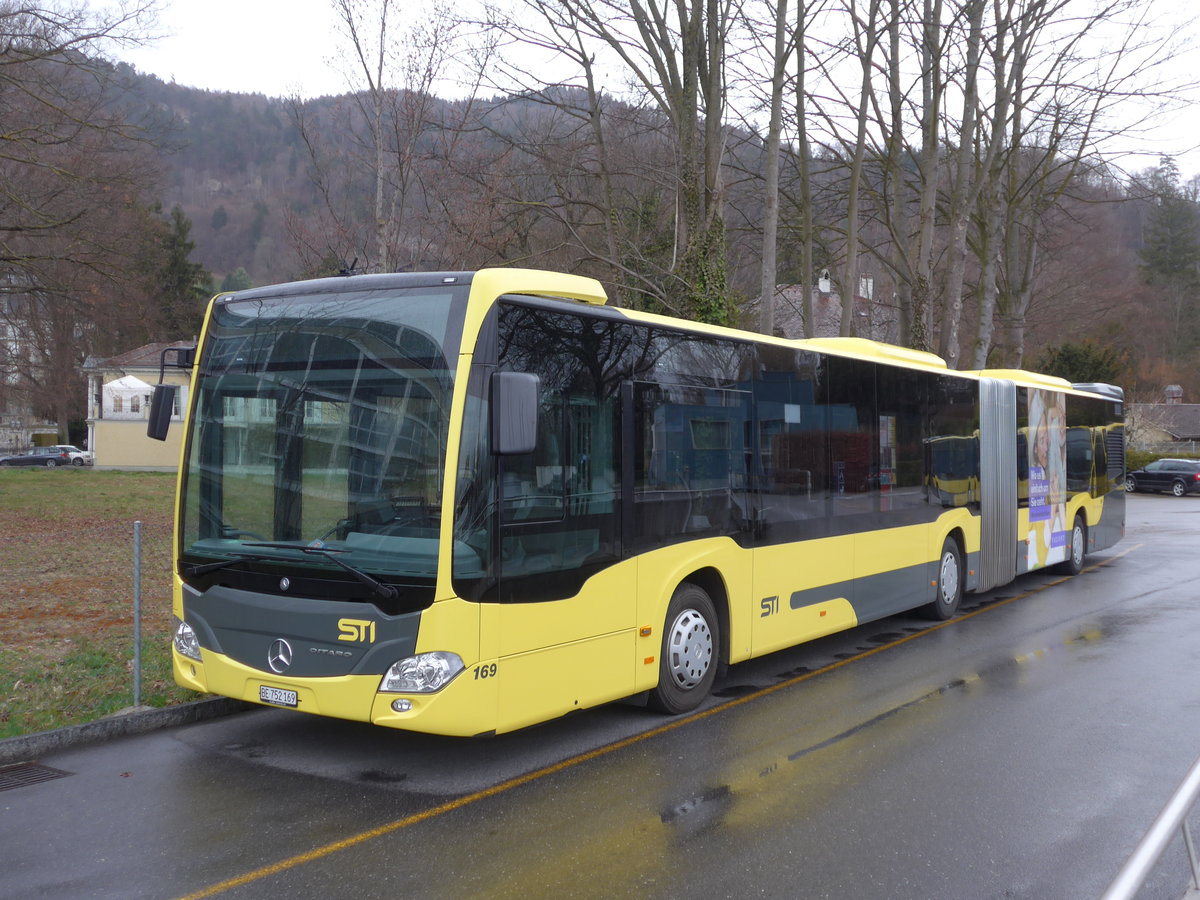 (169'541) - STI Thun - Nr. 169/BE 752'169 - Mercedes am 27. M�rz 2016 bei der Schiffl�ndte Thun