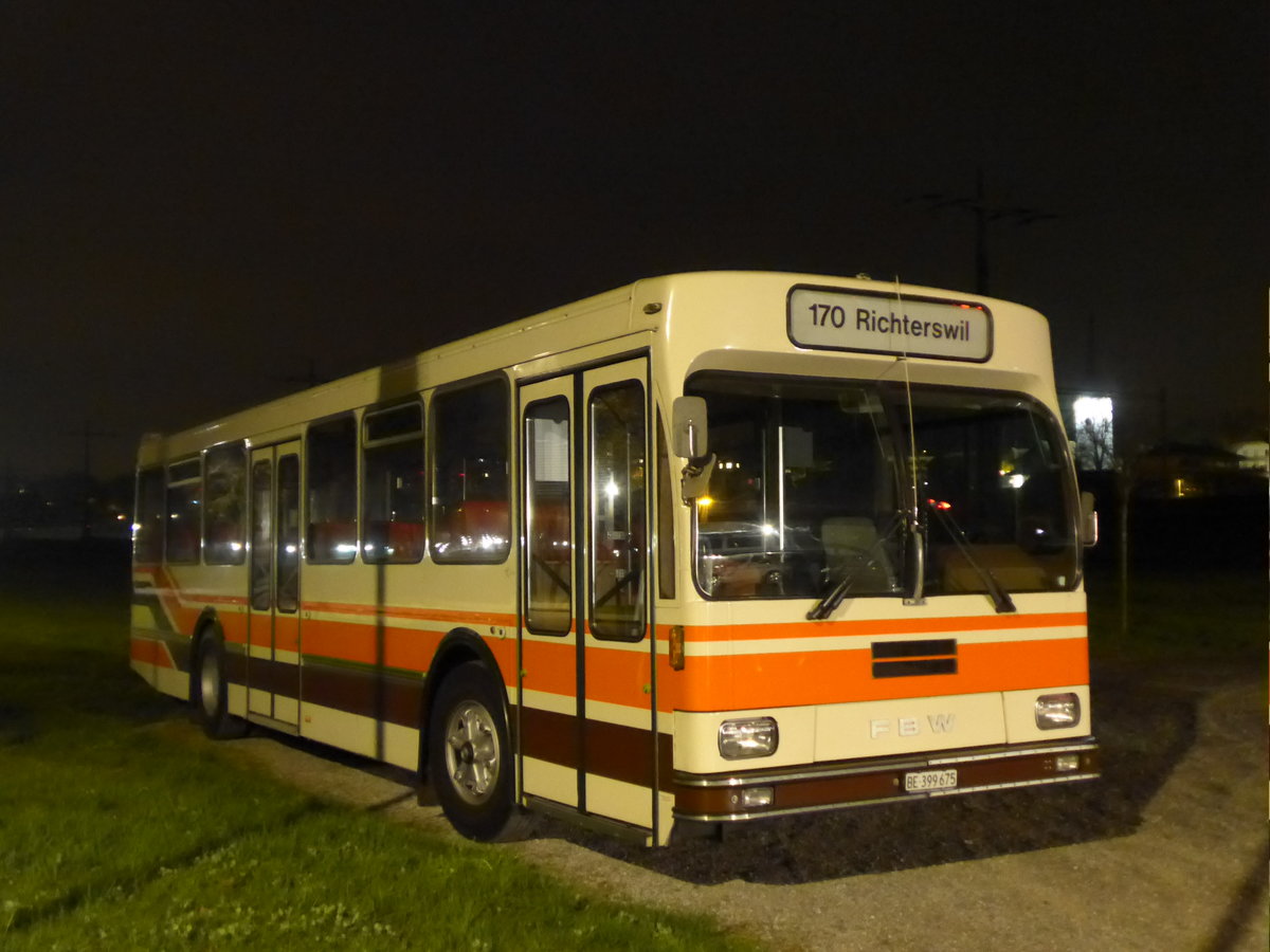 (169'721) - Wegm�ller, M�nsingen - BE 399'675 - FBW/R&J (ex Bamert, Wollerau) am 2. April 2016 in M�nsingen, CTA