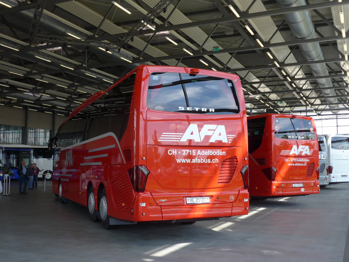 (171'142) - F�r die Schweiz: AFA Adelboden - Nr. 16/BE 21'181 - Setra am 20. Mai 2016 in Neu-Ulm, Setrawerk