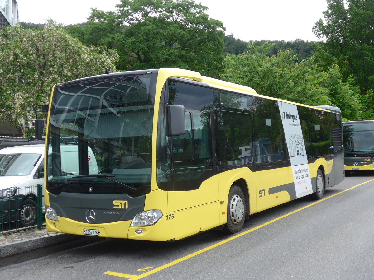 (171'520) - STI Thun - Nr. 176/BE 752'176 - Mercedes am 30. Mai 2016 bei der Schiffl�ndte Thun