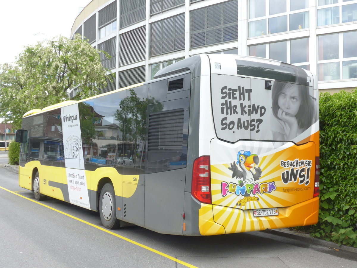 (171'521) - STI Thun - Nr. 176/BE 752'176 - Mercedes am 30. Mai 2016 bei der Schiffl�ndte Thun