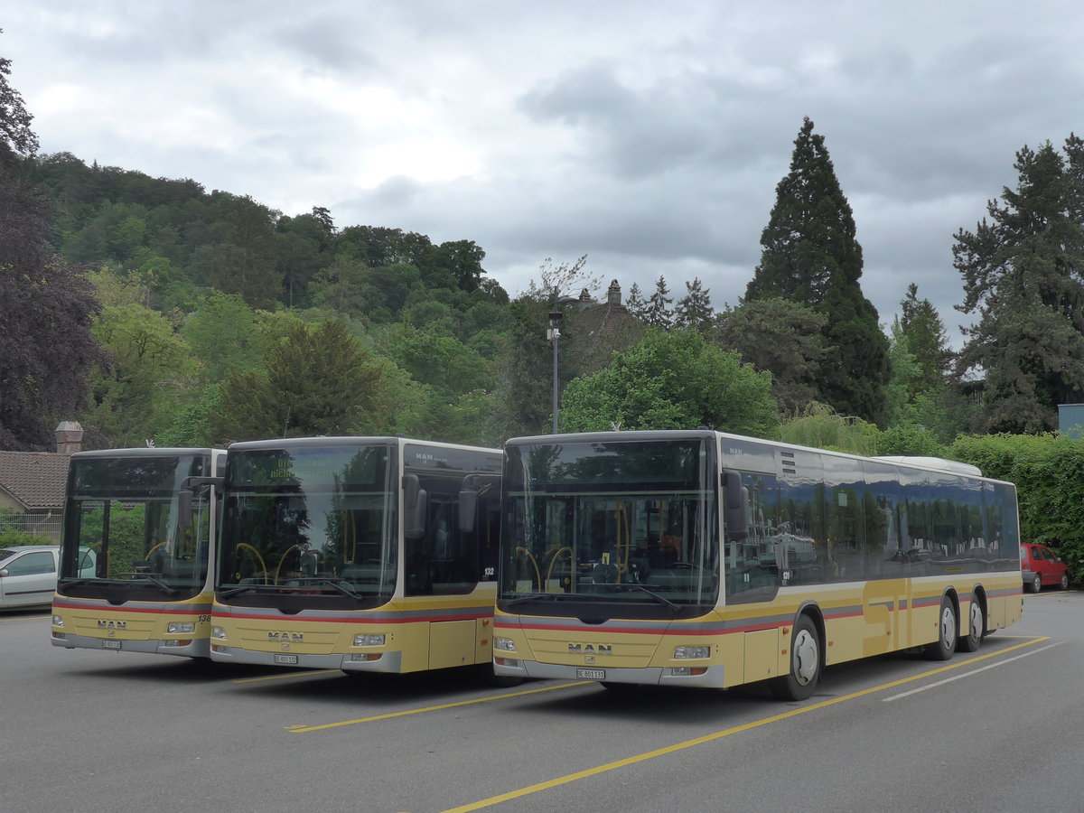 (171'527) - STI Thun - Nr. 131/BE 801'131 - MAN am 30. Mai 2016 bei der Schiffl�ndte Thun