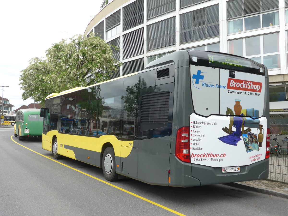 (171'538) - STI Thun - Nr. 180/BE 752'180 - Mercedes am 31. Mai 2016 bei der Schiffl�ndte Thun
