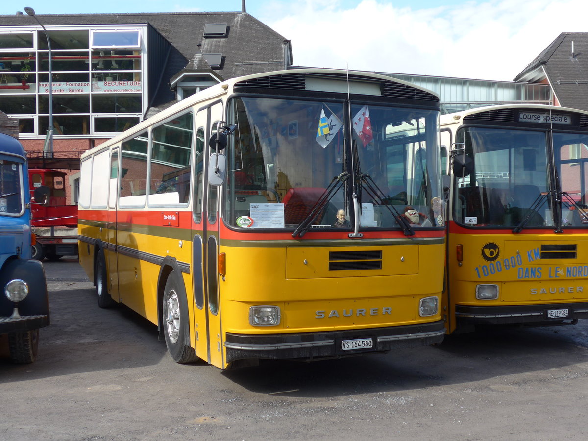 (171'967) - Maillard, Evol�ne - VS 164'580 - Saurer/T�scher (ex Segessenmann, Burgistein; ex P 24'229) am 25. Juni 2016 in Aigle, Saurertreffen