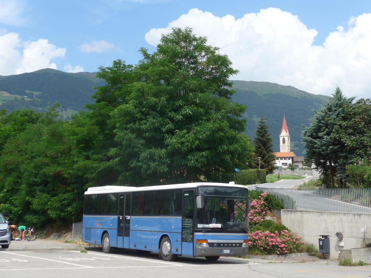 (173'316) - Fliri, Taufers - EN-635 YH - Setra (ex Terretaz, CH-Zernez; ex PostAuto Graub�nden/CH; ex P 26'017) am 24. Juli 2016 beim Bahnhof Mals