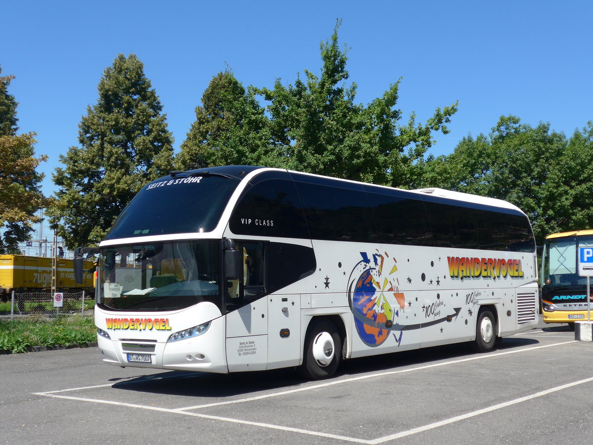 (173'906) - Aus Deutschland: Seitz&St�hr, Betzenstein - BT-WS 7007 - Neoplan am 14. August 2016 in Thun, Seestrasse