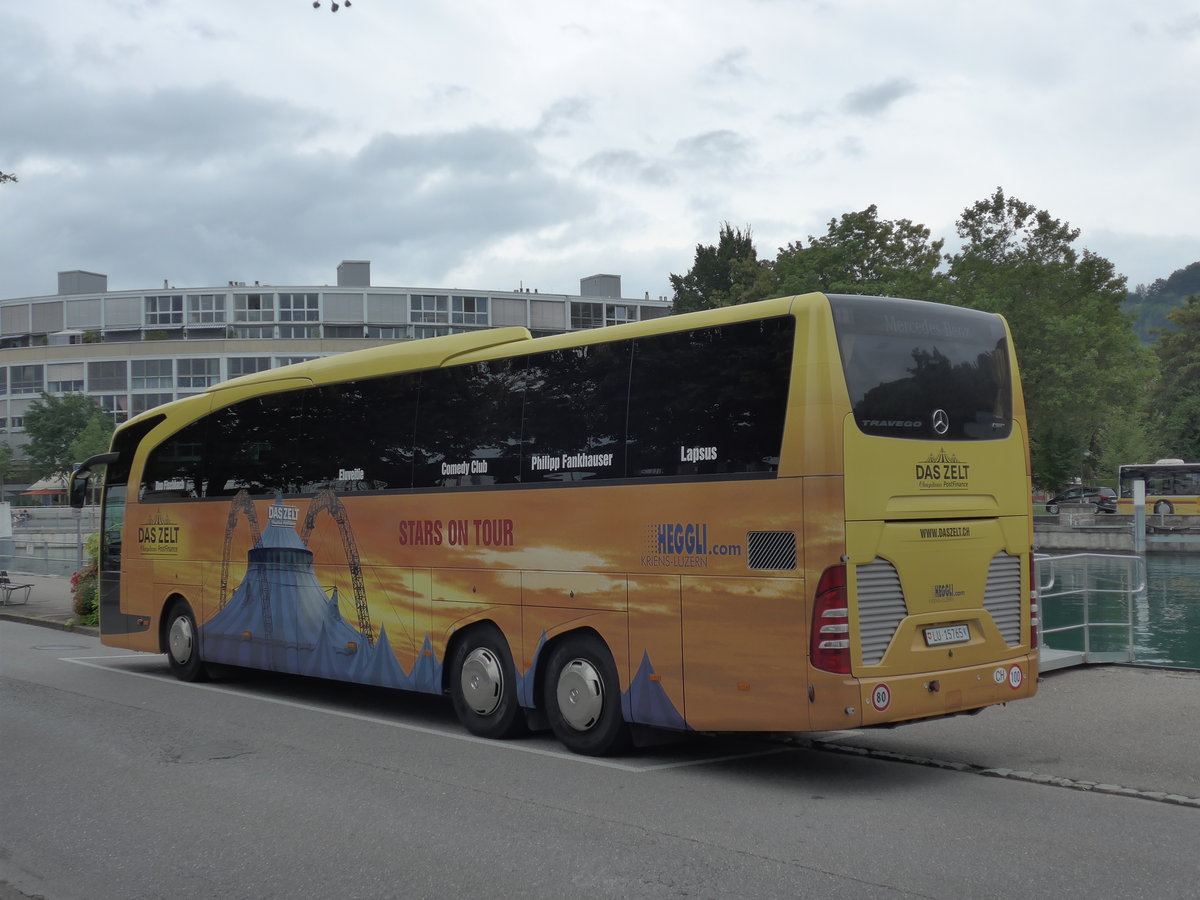 (174'107) - Heggli, Kriens - Nr. 35/LU 15'765 - Mercedes am 20. August 2016 bei der Schiffl�ndte Thun