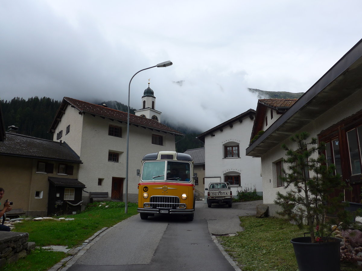 (174'168) - Tanner&Lambach, Reigoldswil - Nr. 2/BL 24'059 - FBW/R&J (ex Hunziker, R�schlikon; ex P 24'059; ex P 21'559) am 21. August 2016 in Innerferrera