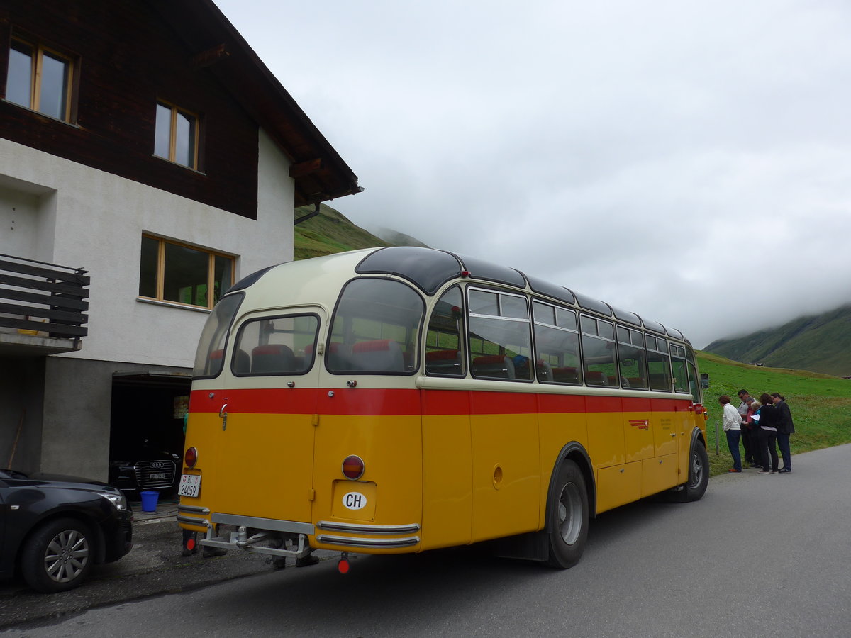 (174'178) - Tanner&Lambach, Reigoldswil - Nr. 2/BL 24'059 - FBW/R&J (ex Huniker, R�schlikon; ex P 24'059; ex P 21'559) am 21. August 2016 in Am Bach