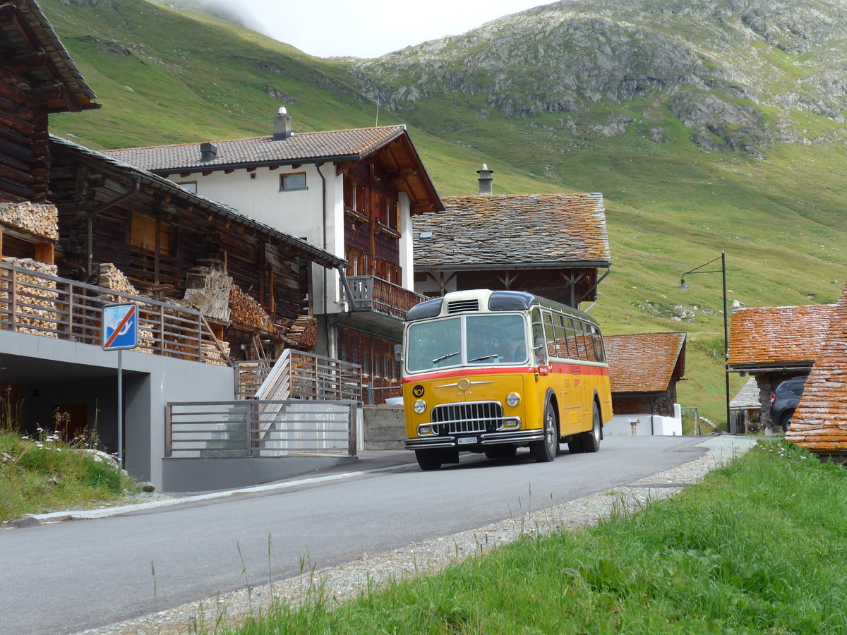 (174'212) - Tanner&Lambach, Reigoldswil - Nr. 2/BL 24'059 - FBW/R&J (ex Hunziker, R�schlikon; ex P 24'059; ex P 21'559) am 21. August 2016 in Juf