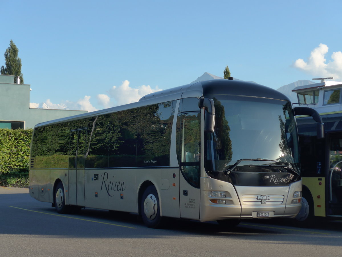 (174'278) - STI Thun - Nr. 40/BE 453'040 - MAN am 25. August 2016 bei der Schiffl�ndte Thun