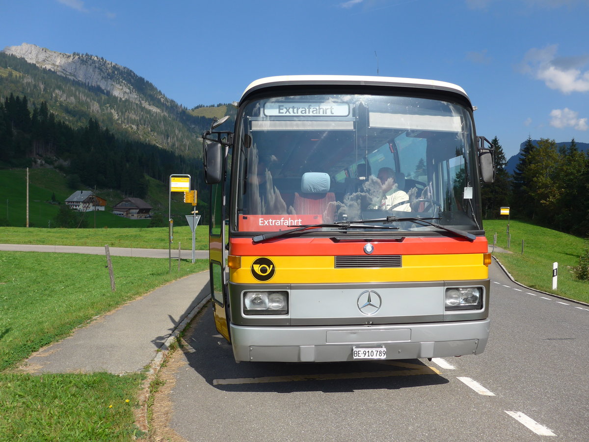 (174'874) - Buzzi, Bern - BE 910'789 - Mercedes (ex Mattli, Wassen) am 11. September 2016 in S�renberg, Hirsegg