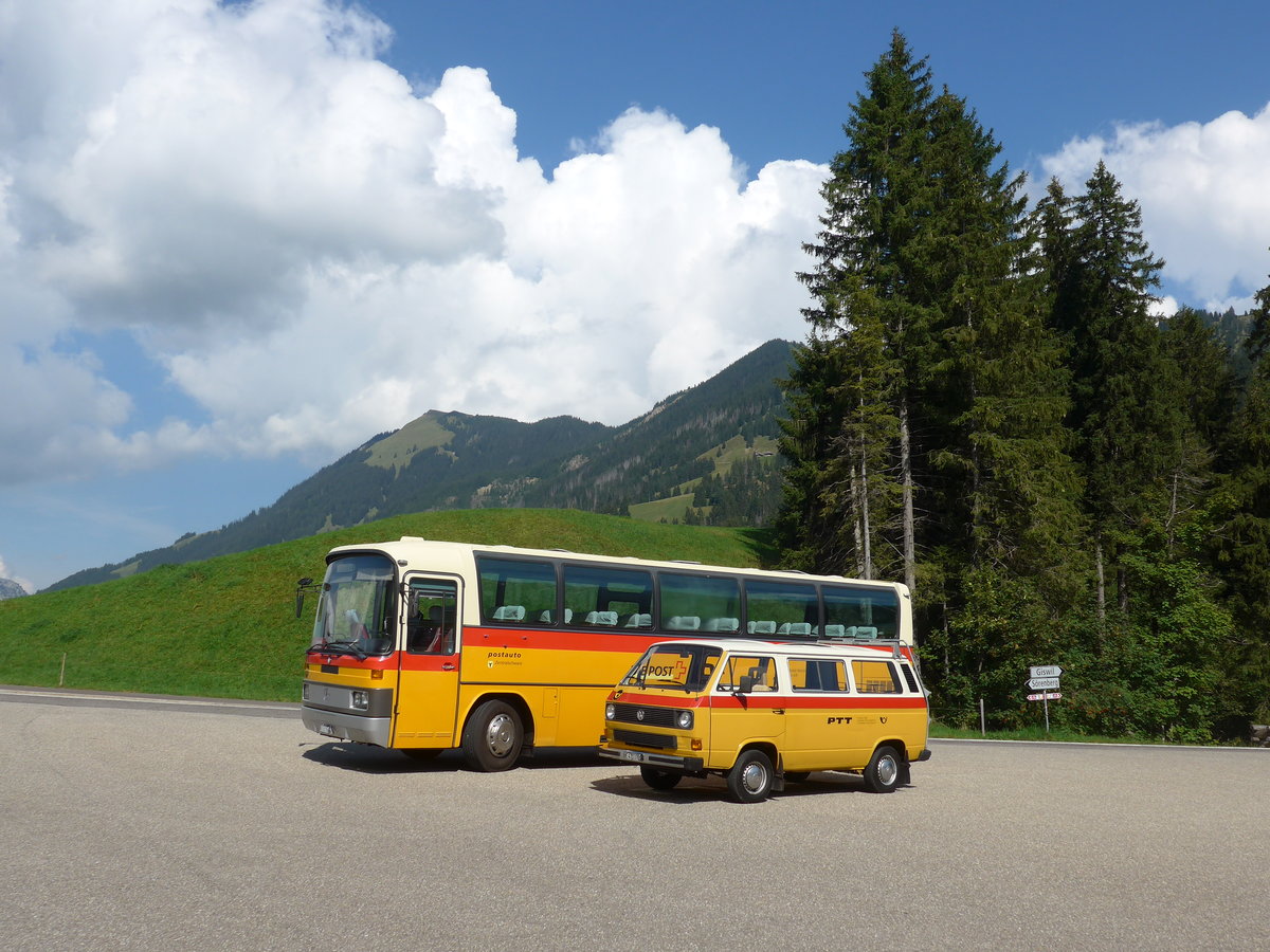 (174'878) - Scheidegger, Sch�nb�hl - BE 471'072 - VW (ex Berwert, Stalden) am 11. September 2016 in S�renberg, Rothornbahn