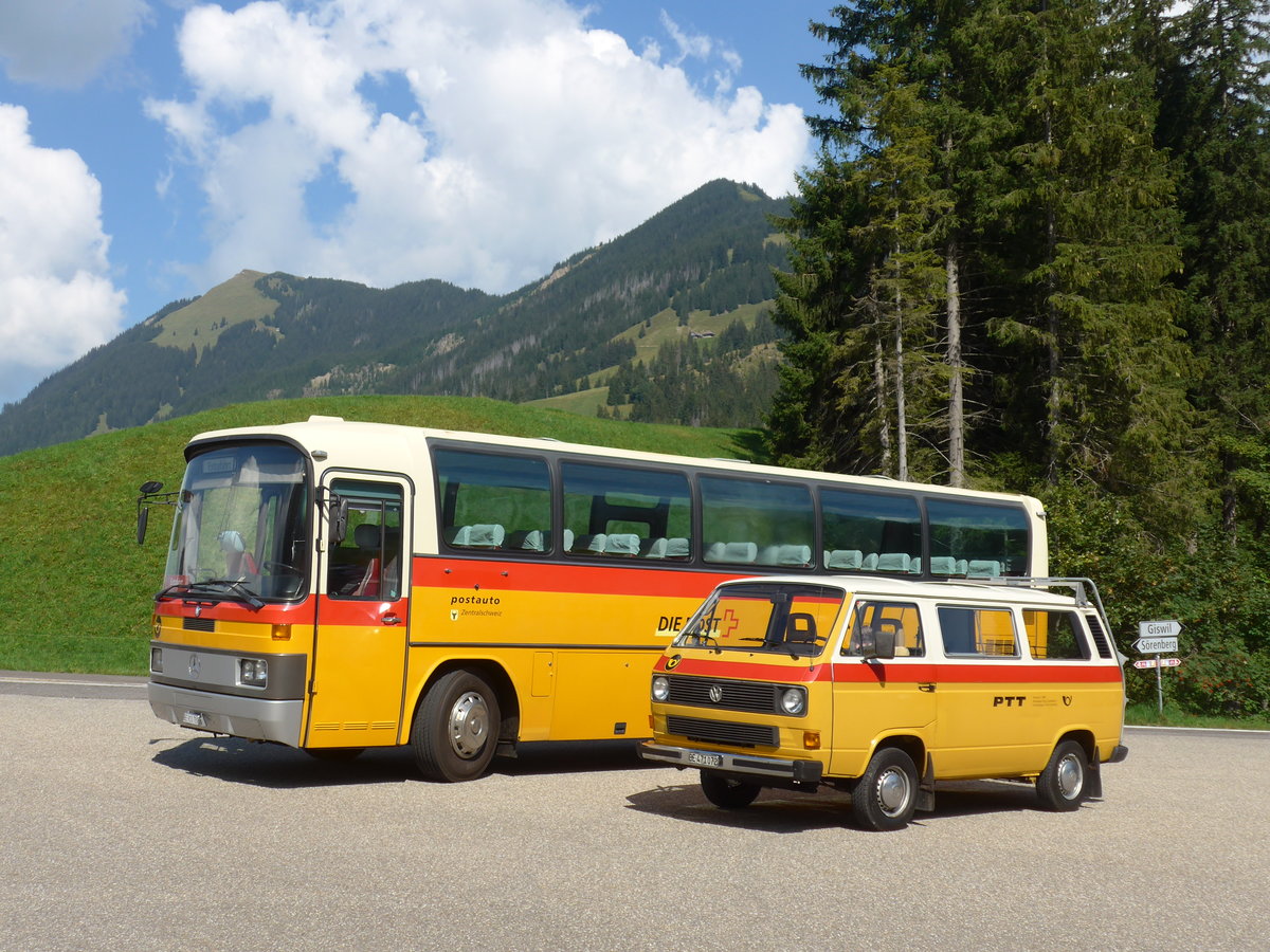 (174'886) - Scheidegger, Sch�nb�hl - BE 471'072 - VW (ex Berwert, Stalden) am 11. September 2016 in S�renberg, Rothornbahn