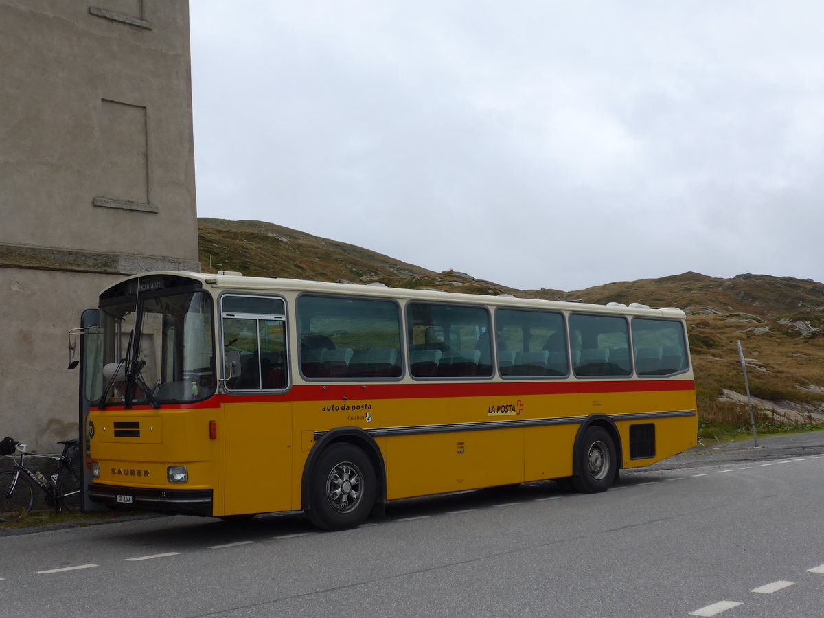 (174'954) - Mark, Andeer - GR 1866 - Saurer/R&J (ex PostAuto Graub�nden; ex P 24'350) am 18. September 2016 in San Bernardino, Ospizio