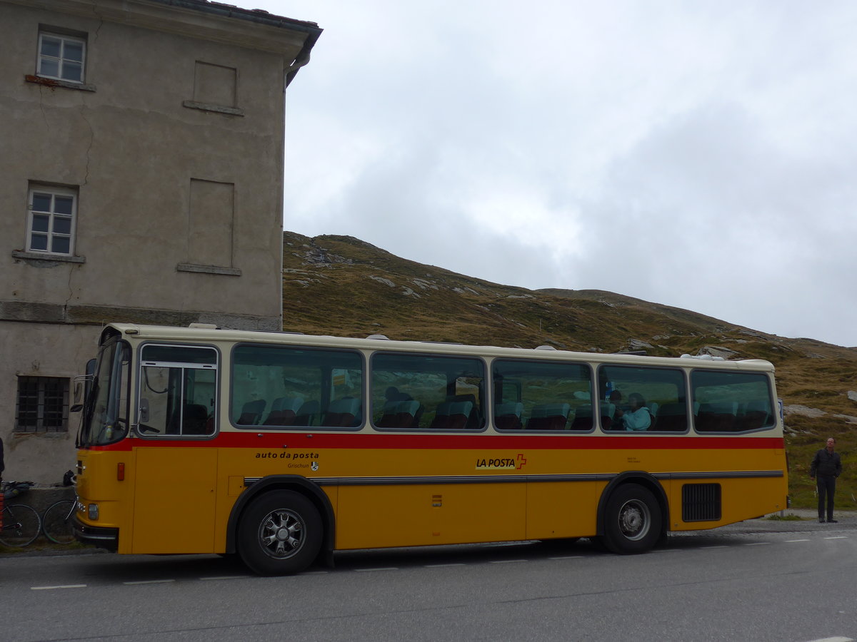 (174'963) - Mark, Andeer - GR 1866 - Saurer/R&J (ex PostAuto Graub�nden; ex P 24'350) am 18. September 2016 in San Bernardino, Ospizio