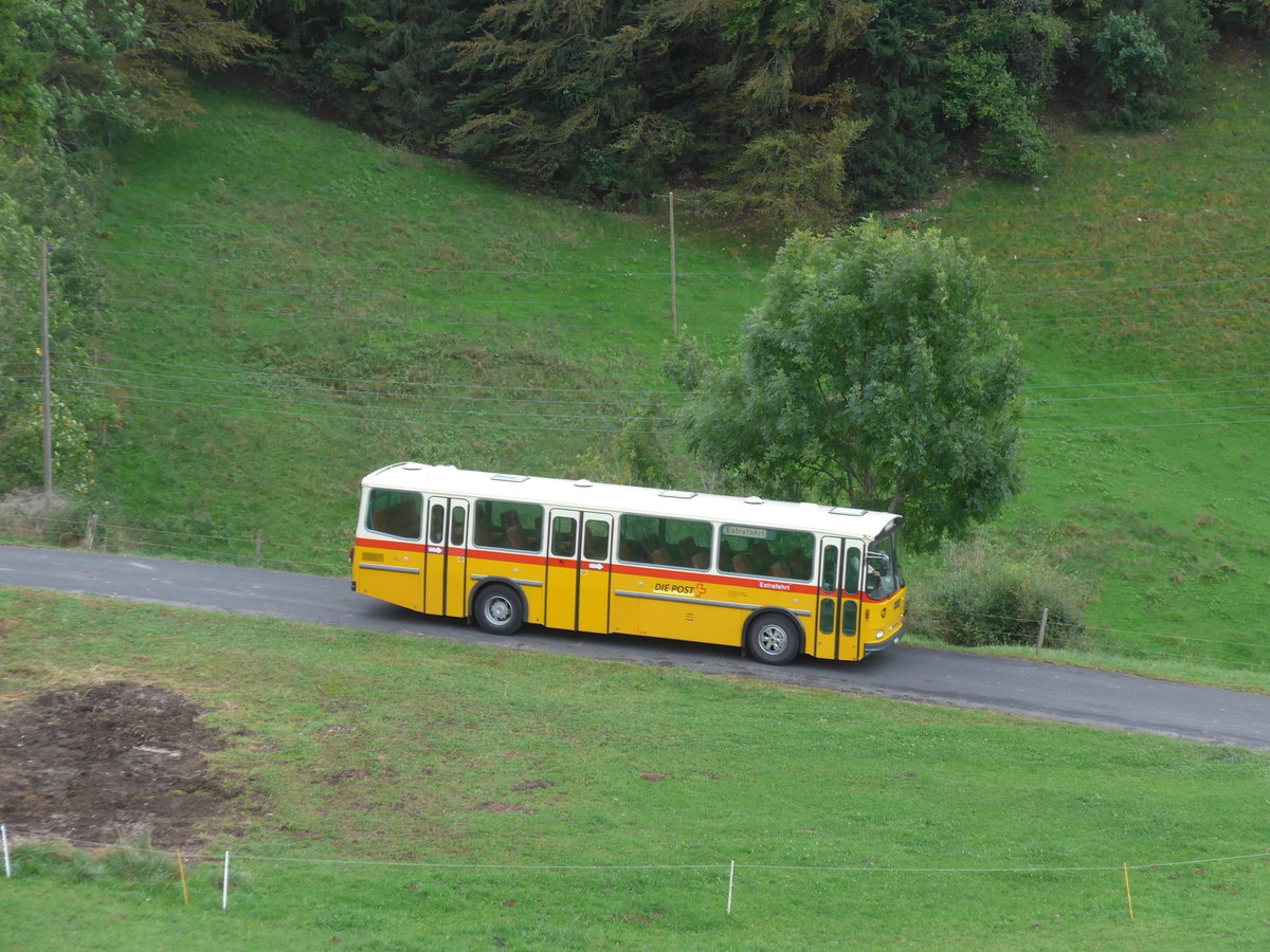 (175'353) - Gautschi, Suhr - AG 6835 - Saurer/T�scher (ex L�tscher, Neuheim Nr. 200; ex Cartek, Regensdorf; ex P 25'822) am 2. Oktober 2016 am Scheltenpass (Bernerseite)