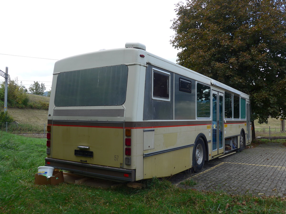 (175'514) - ??? - Saurer/R&J (ex STI Thun Nr. 57) am 7. Oktober 2016 in Del�mont, Von Roll