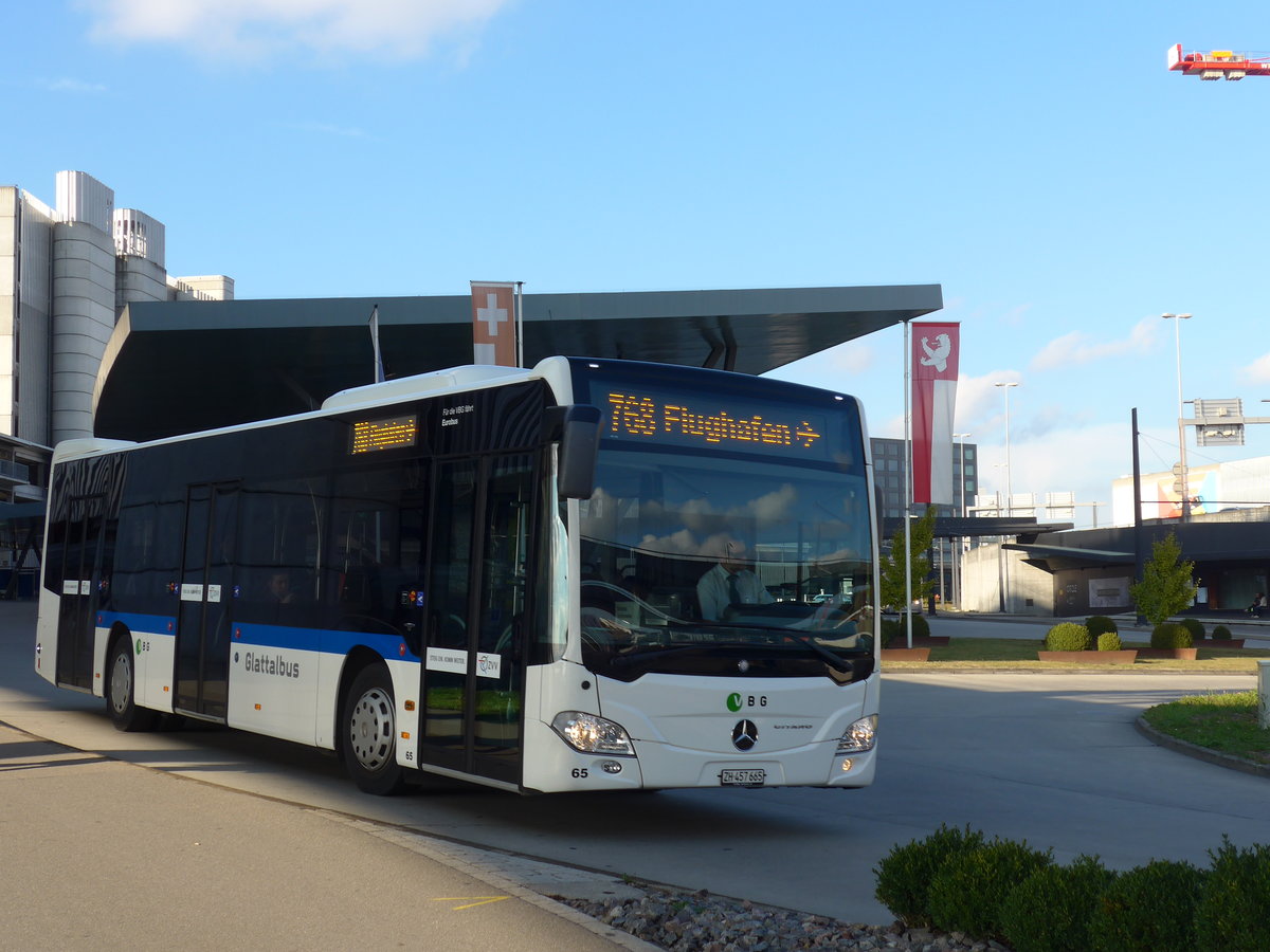 (175'693) - Welti-Furrer, Bassersdorf - Nr. 65/ZH 457'665 - Mercedes am 15. Oktober 2016 in Z�rich, Flughafen