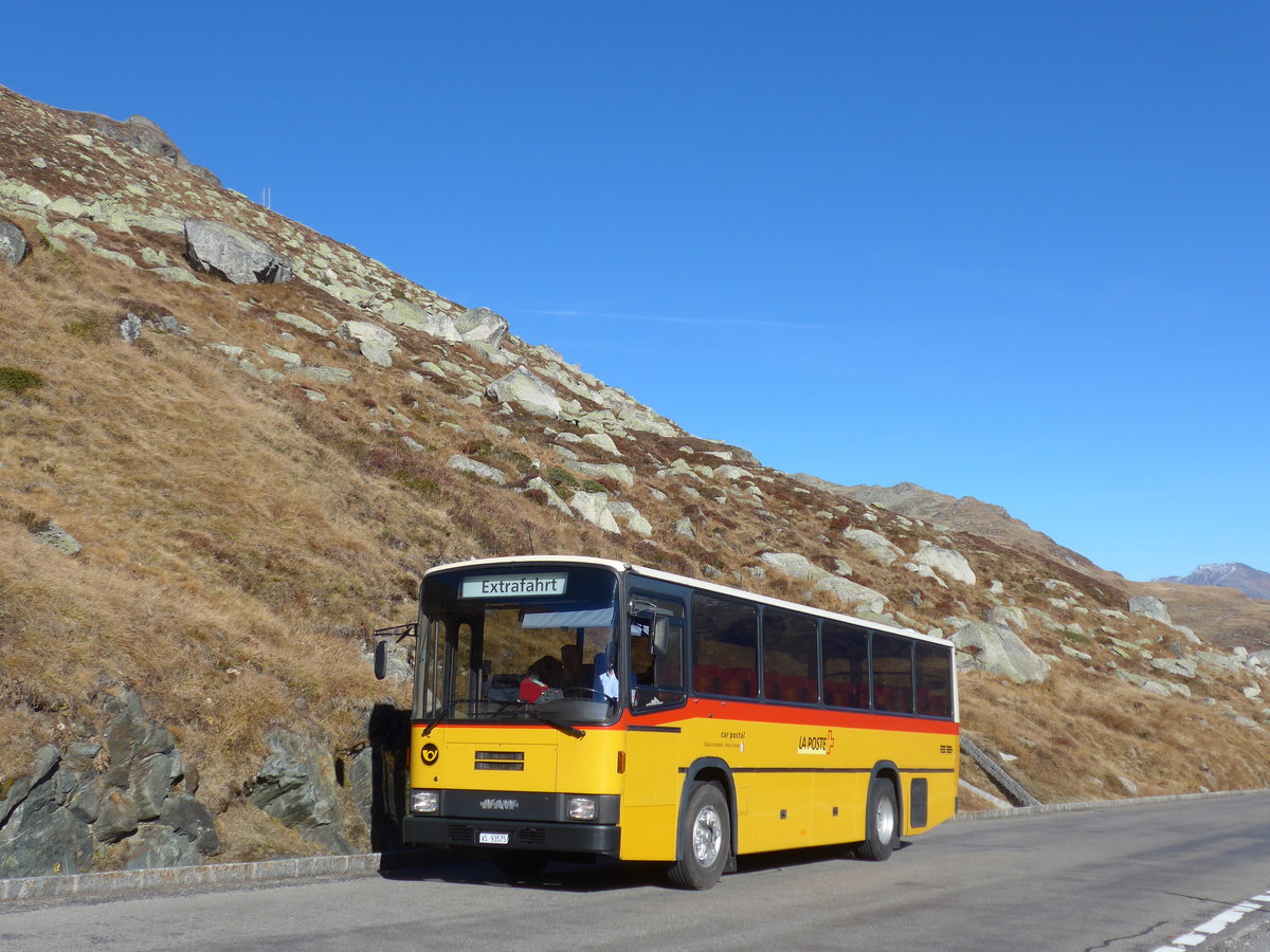 (176'421) - Oser, B�rchen - VS 93'575 - NAW/Lauber (ex Rey, Ayent) am 30. Oktober 2016 am Furkapass (Urnerseite)