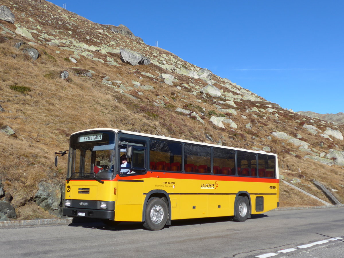 (176'422) - Oser, B�rchen - VS 93'575 - NAW/Lauber (ex Rey, Ayent) am 30. Oktober 2016 am Furkapass (Urnerseite)