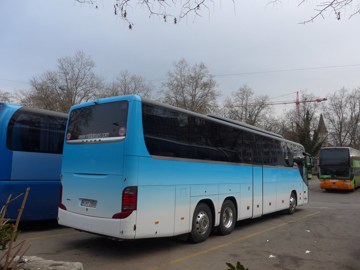 (177'325) - Aus Deutschland: Midiatours, M�nchen - M-MT 2888 - Setra am 24. Dezember 2016 in Z�rich, Sihlquai